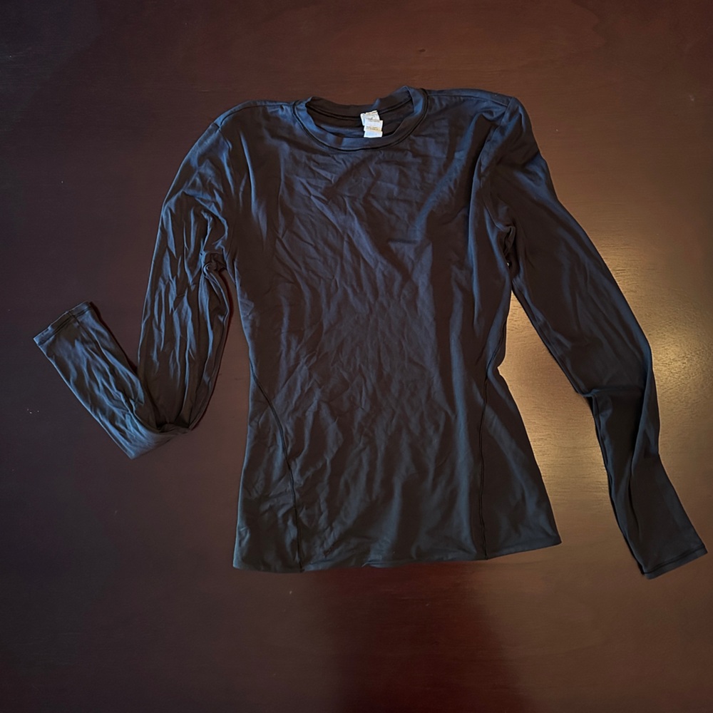 Lululemon Wundermost Nulu Black Long Sleeve Top